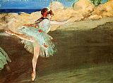 The Star - Dancer on Pointe by Edgar Degas